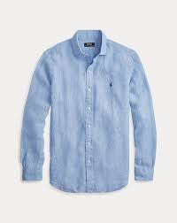 Polo ralph lauren linen shirt ( light blue )