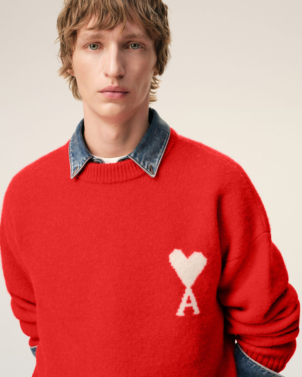 Ami Sweater Unisex red