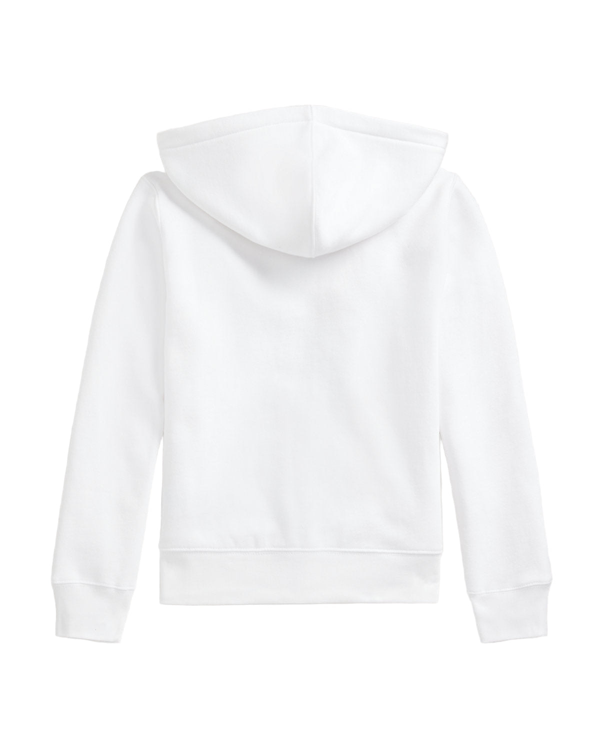 Fleece Full-Zip Hoodie White