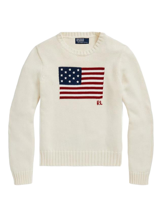 Ralph Lauren USA Flag White