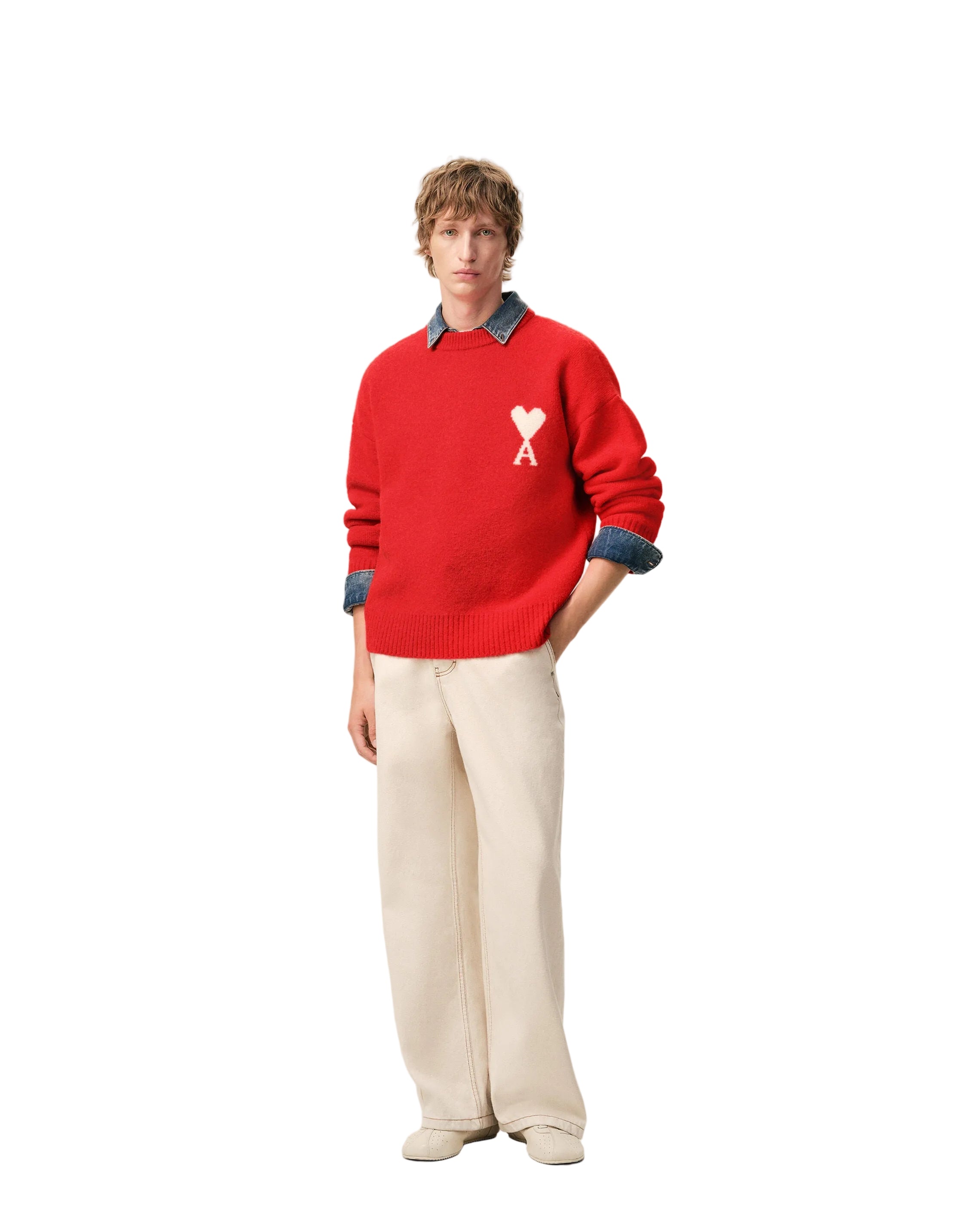 Ami Sweater Unisex red