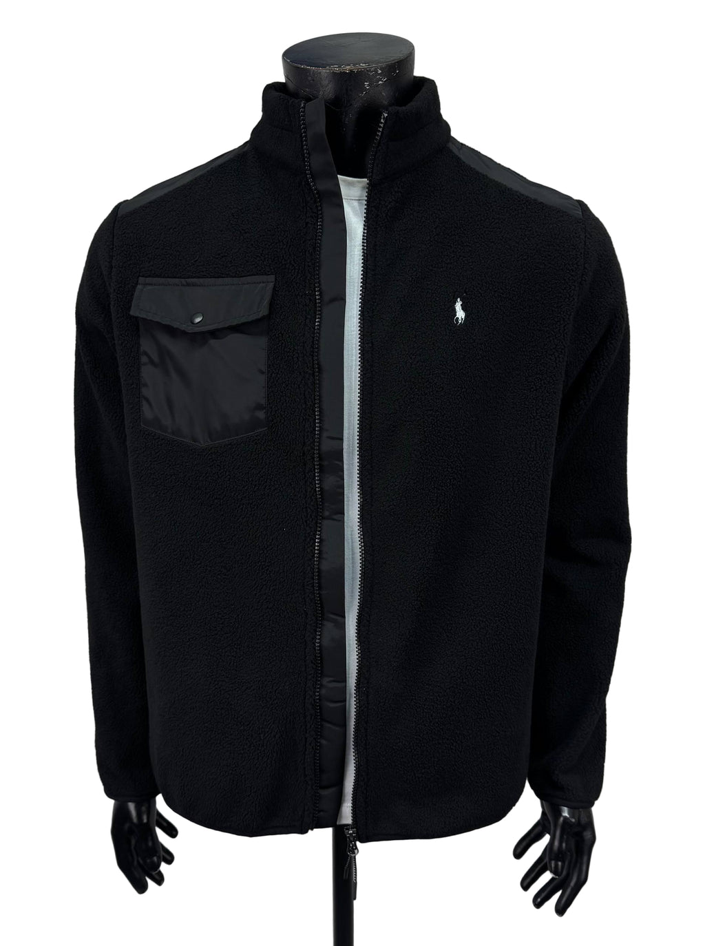 POLO RALPH LAUREN CURLY PILE FLEECE JACKET