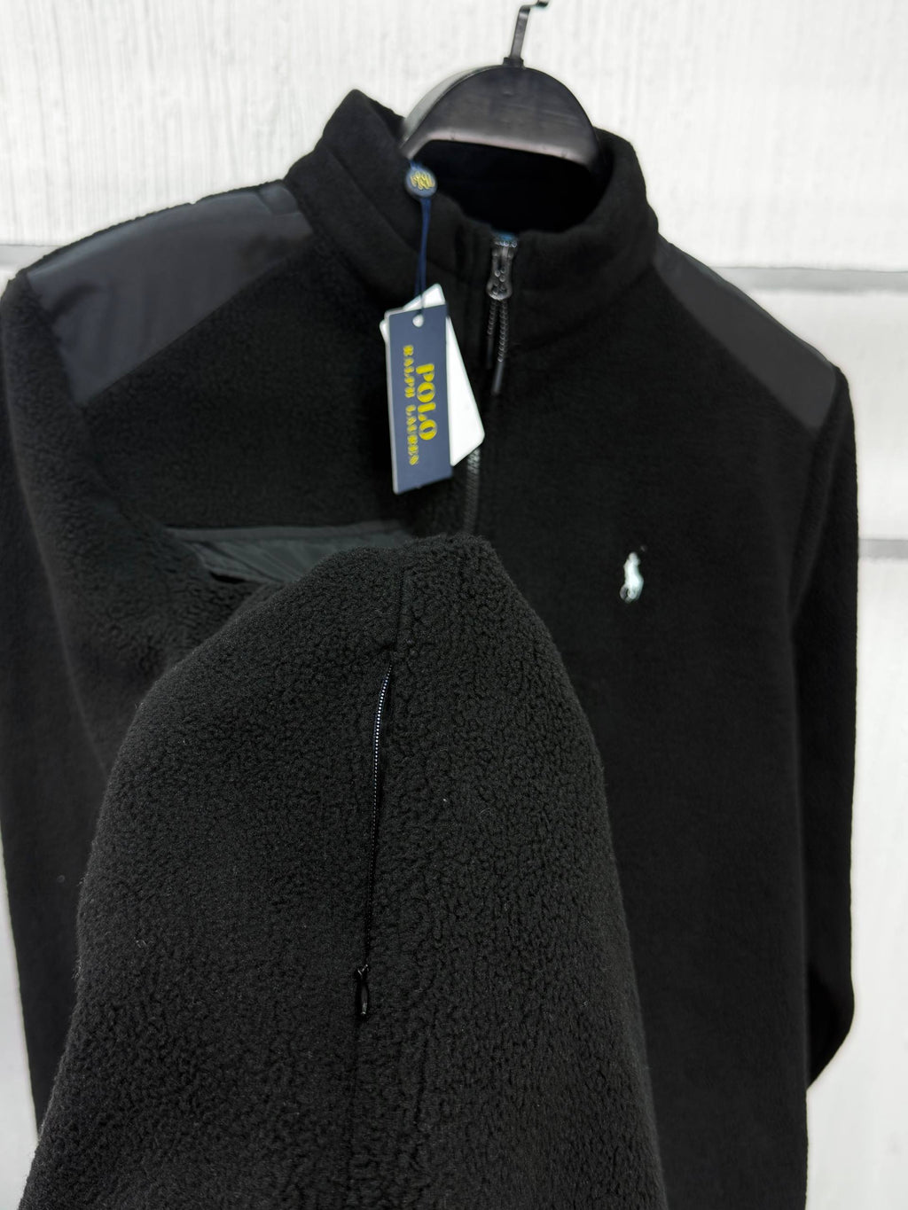 POLO RALPH LAUREN CURLY PILE FLEECE JACKET