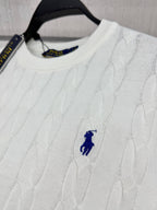 Cable Knit Sweater White