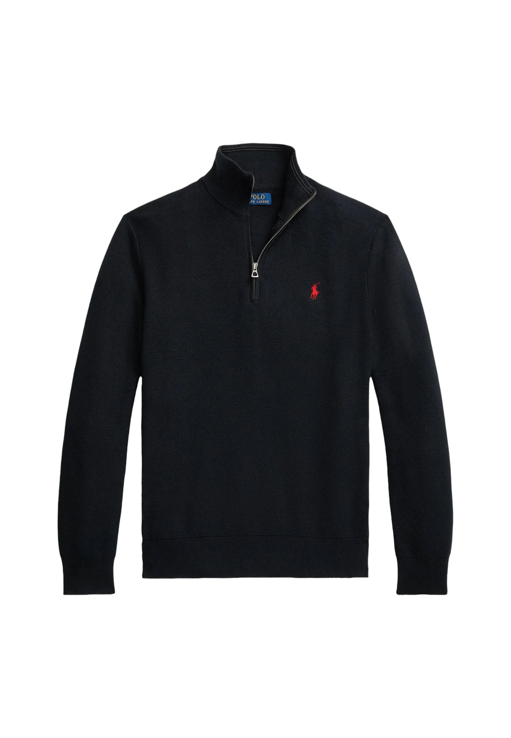 Quarter-Zip Pullover Black