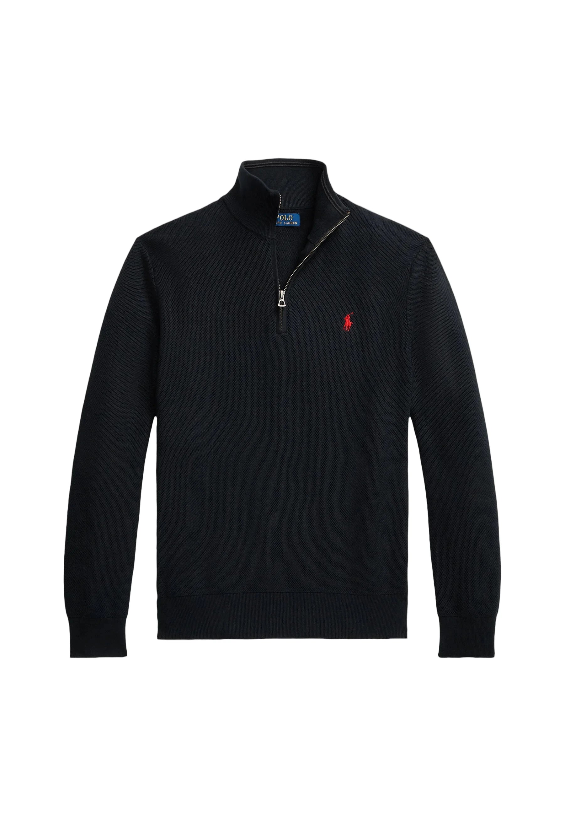 Quarter-Zip Pullover Black