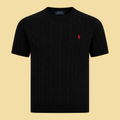 Cable Knit Sweater Black